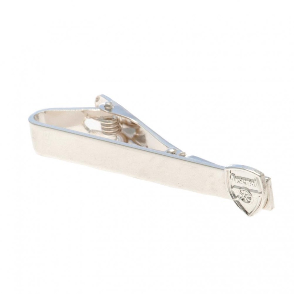 FC Arsenal kravatová spona Silver Plated Tie Slide - FC Arsenal klíčenky, náramky, šperky