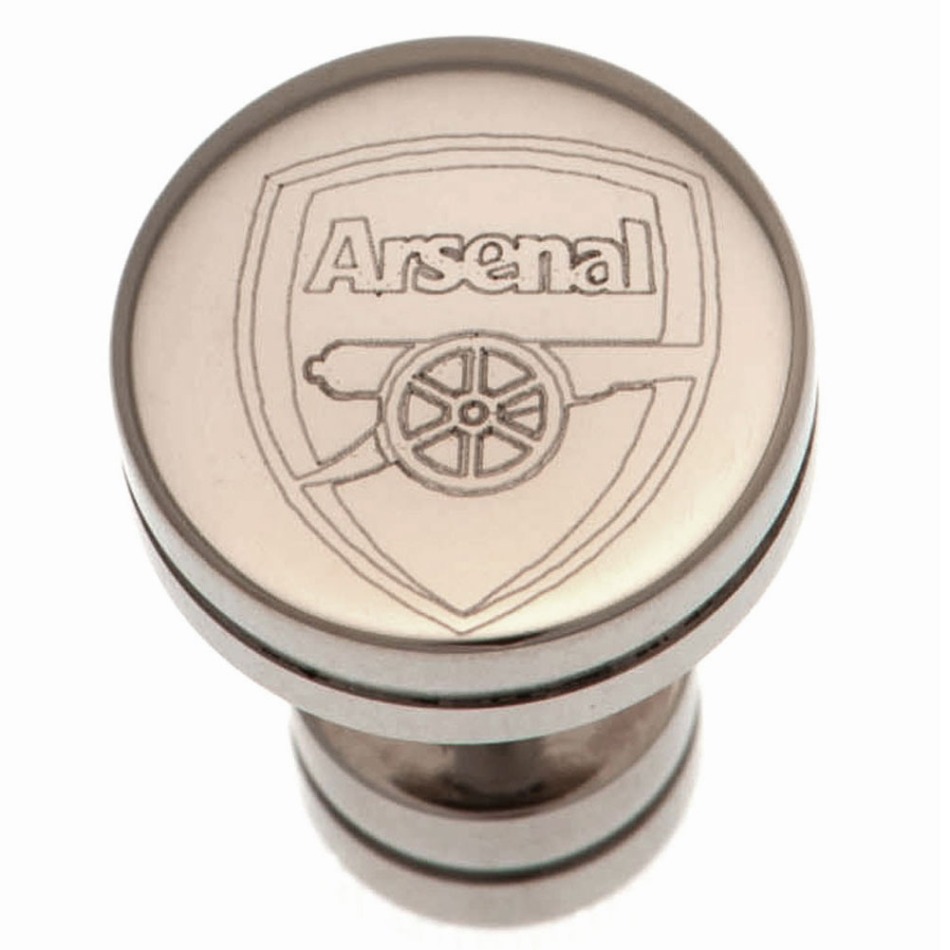 FC Arsenal náušnice Stainless Steel Stud Earring - FC Arsenal klíčenky, náramky, šperky