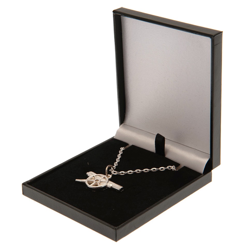 FC Arsenal přívěšek na krk Silver Plated Boxed Pendant GN - FC Arsenal klíčenky, náramky, šperky