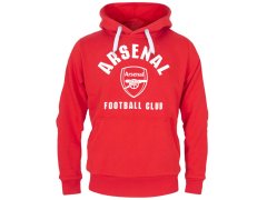 FC Arsenal pánská mikina s kapucí Round red