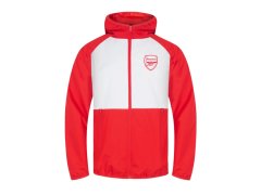 FC Arsenal pánská bunda s kapucí Shower red white
