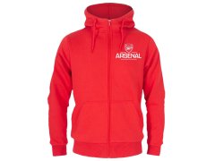 FC Arsenal pánská mikina s kapucí Zip red