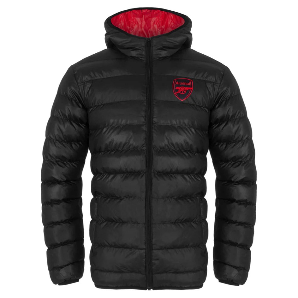 FC Arsenal pánská zimní bunda Winter fullblack