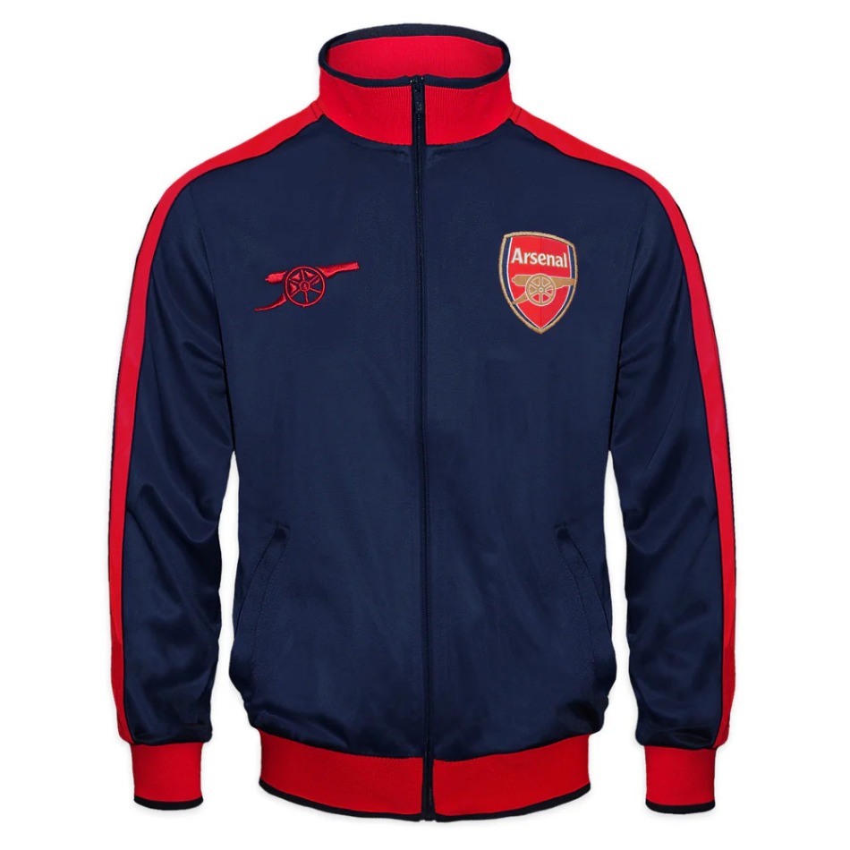 FC Arsenal pánská bunda Track navy - FC Arsenal mikiny, Bundy
