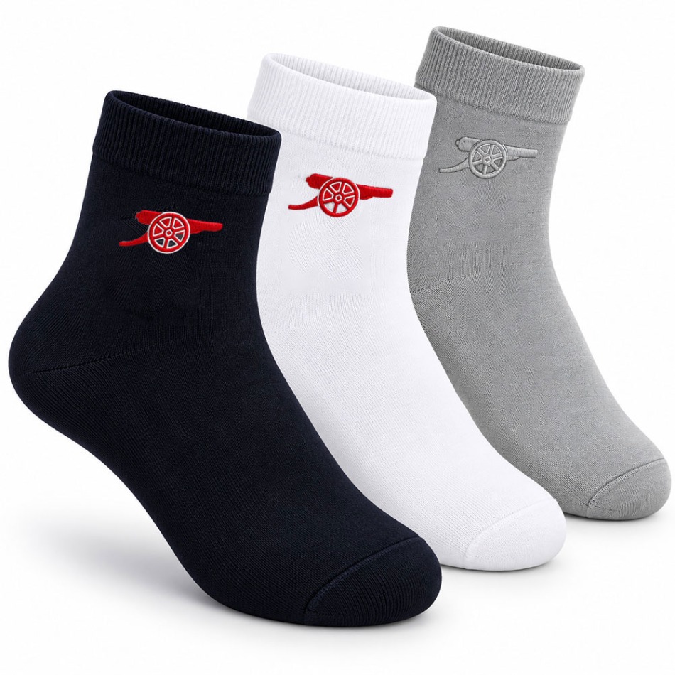 FC Arsenal ponožky 3pack Ankle - FC Arsenal ostatní modní doplňky