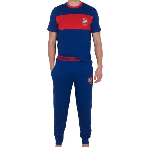 FC Arsenal pánské pyžamo Long Stripe