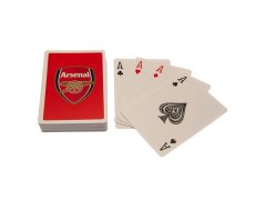 FC Arsenal hrací karty red