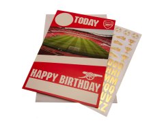 FC Arsenal narozeninové přání se samolepkami Hope you have a brilliant day