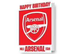 FC Arsenal narozeninové přání Lenticular Birthday Card