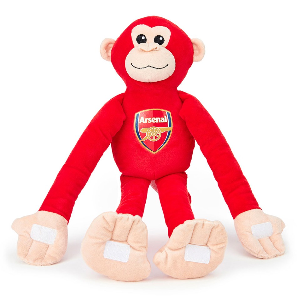 FC Arsenal plyšová opice Hanging red - FC Arsenal ostatní suvenýry