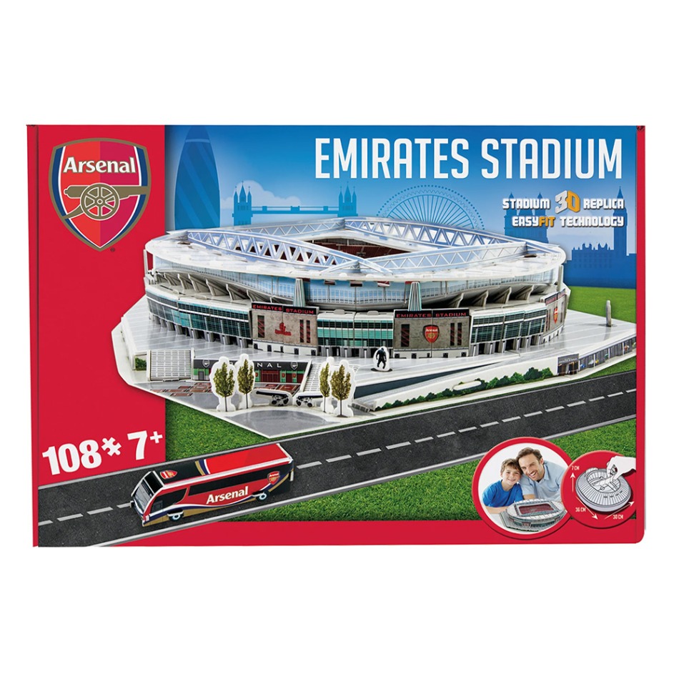 FC Arsenal 3D puzzle Emirates Stadium - FC Arsenal ostatní suvenýry