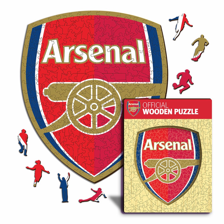 FC Arsenal dřevěné puzzle Crest 270 pcs