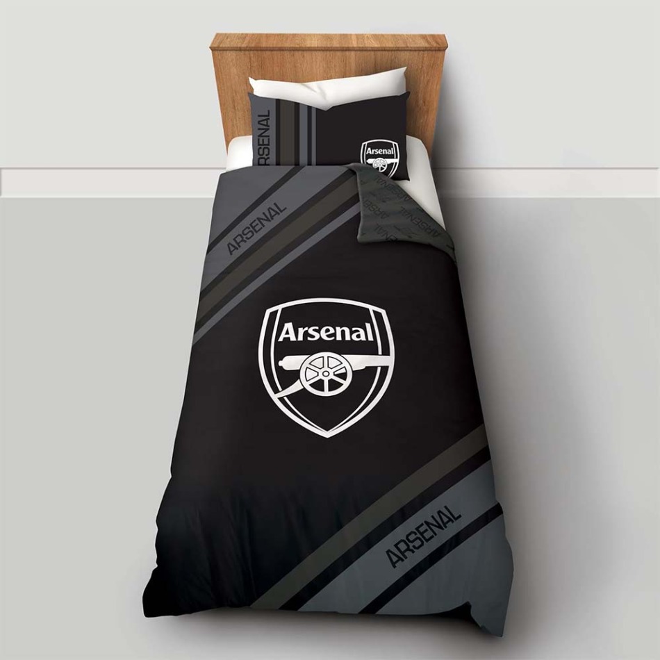 FC Arsenal povlečení na jednu postel Dark Rayz - FC Arsenal povlečení, ručníky, deky