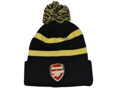 FC Arsenal zimní čepice Bobble Stripe gold