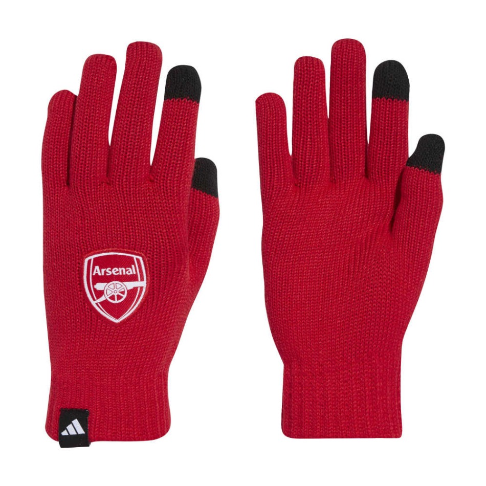 FC Arsenal rukavice Gloves red - FC Arsenal šály, čepice, rukavice