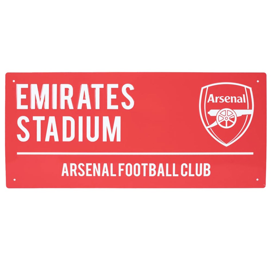 FC Arsenal cedule na zeď Colour Street - FC Arsenal vlajky, plakáty