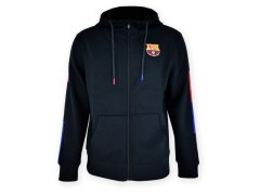 FC Barcelona dětská zimní bunda s kapucí Race black
