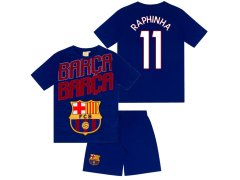 FC Barcelona dětské pyžamo Short Raphinha