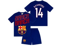 FC Barcelona dětské pyžamo Short Rashford