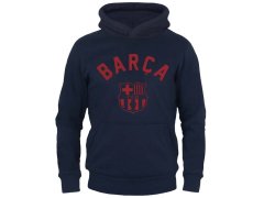 FC Barcelona dětská mikina s kapucí Hoody blue