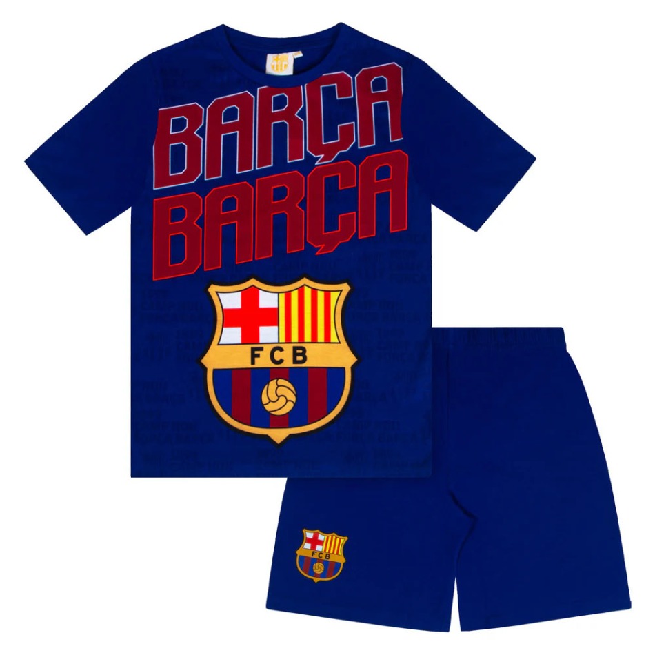 FC Barcelona dětské pyžamo Short reflex