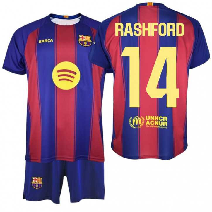 FC Barcelona dětský set replica 25/26 Home Rashford - FC Barcelona dětské oblečení