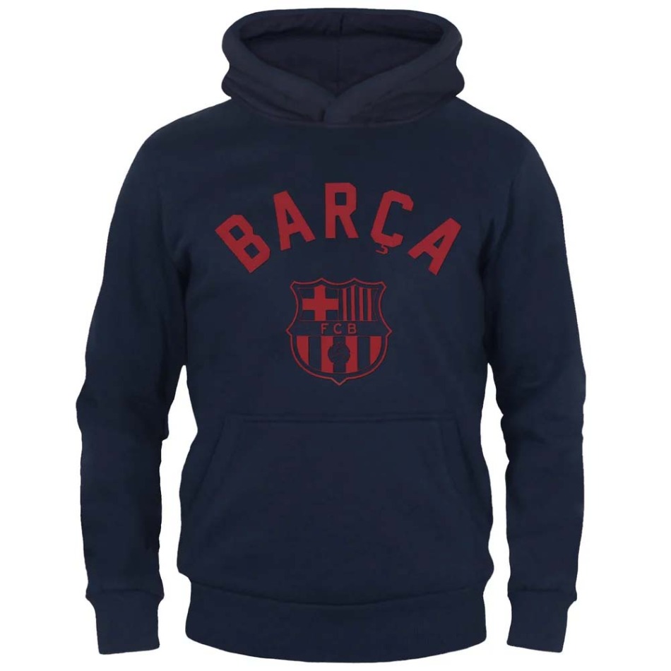 FC Barcelona dětská mikina s&nbsp;kapucí Hoody blue - FC Barcelona dětské oblečení