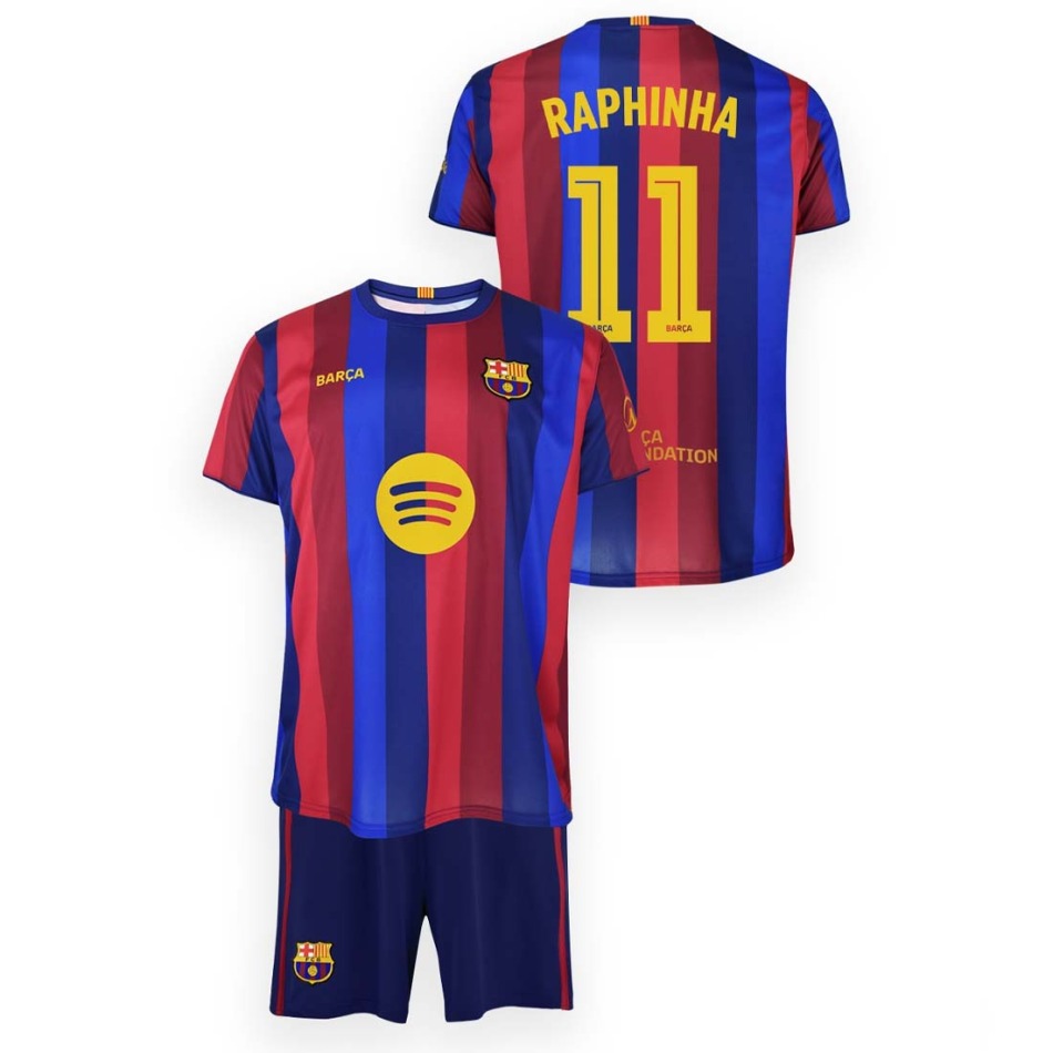 FC Barcelona dětský set replika26/27 Home Raphinha - FC Barcelona dětské oblečení