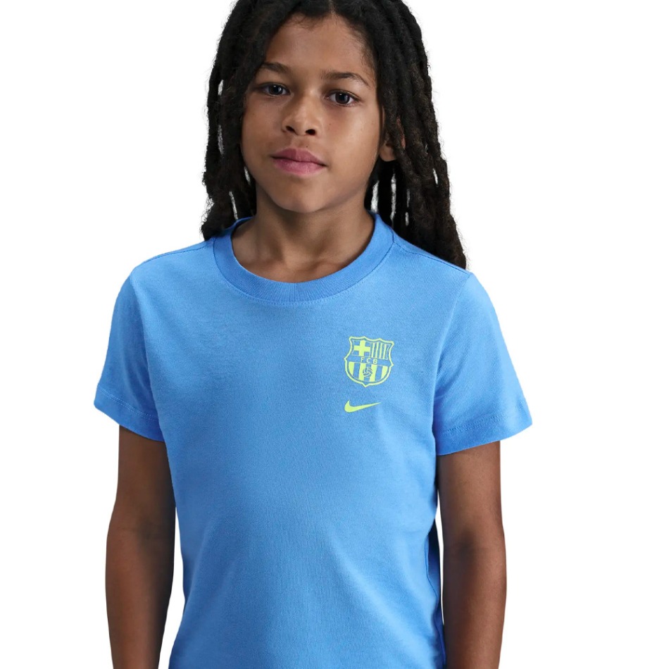 FC Barcelona dětské tričko Supporter blue - FC Barcelona dětské oblečení