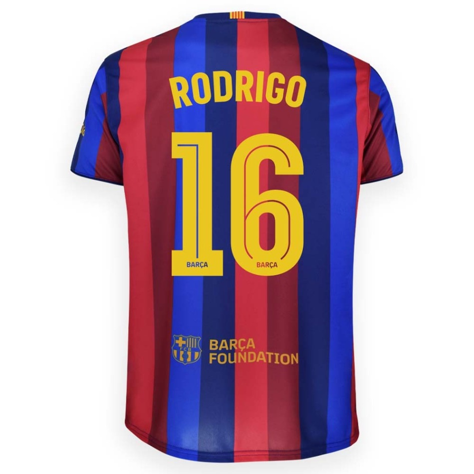FC Barcelona fotbalový dres replika 26/27 Home Rodrigo - FC Barcelona dresy, trenýrky, štulpny