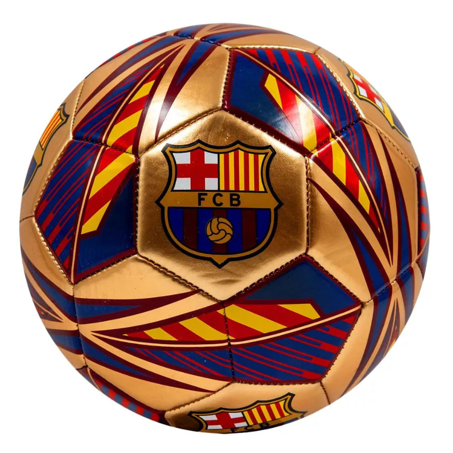 FC Barcelona fotbalový míč Pitch gold - FC Barcelona fotbalové vybavení