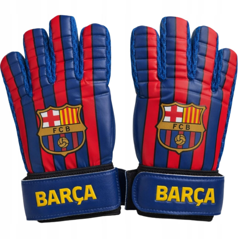 FC Barcelona dětské brankářské rukavice size 3 - FC Barcelona fotbalové vybavení