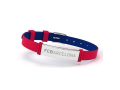FC Barcelona silikonový náramek fashion red