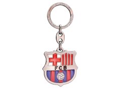 FC Barcelona přívěšek na klíče Escudo silver