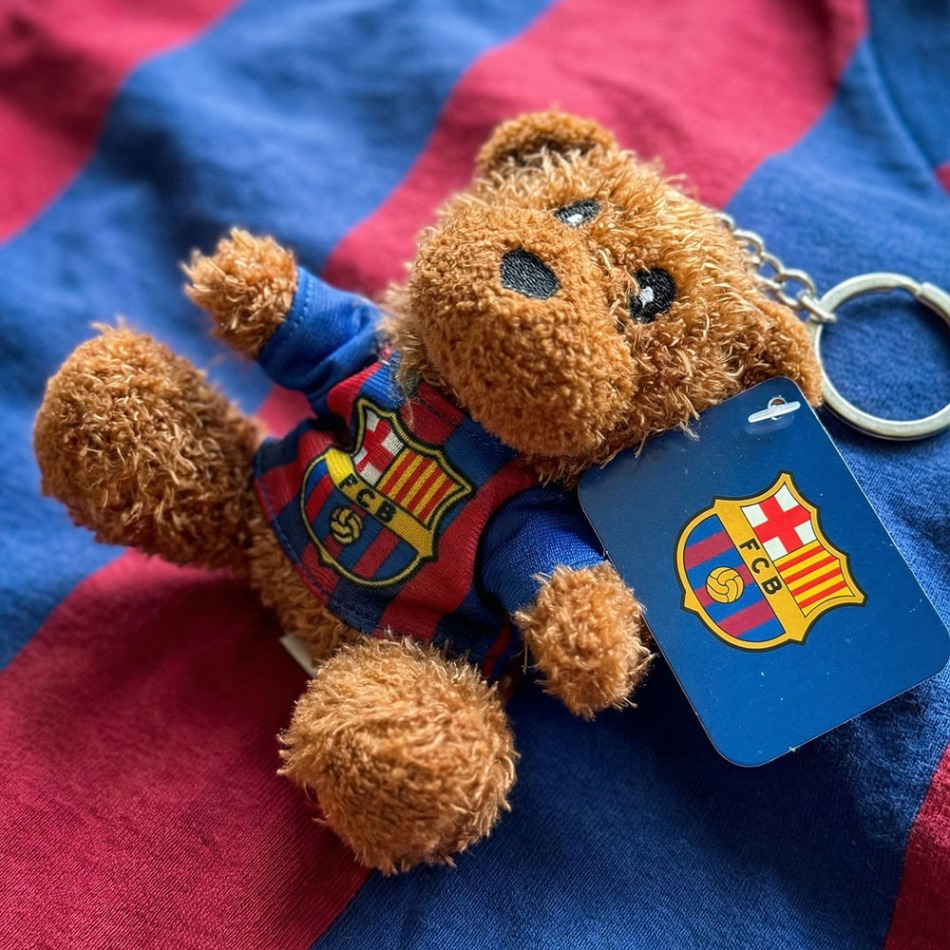 FC Barcelona přívěšek na klíče Teddy
