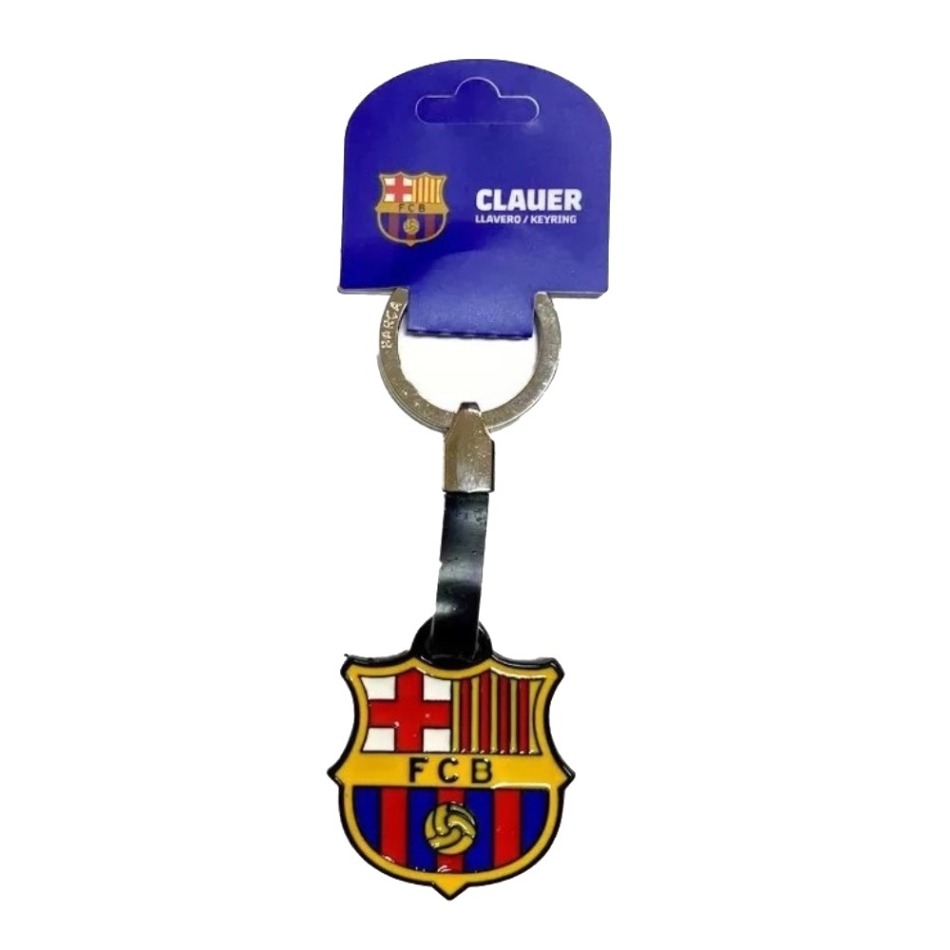 FC Barcelona přívěšek na klíče Escudo Negro - FC Barcelona klíčenky, náramky, šperky