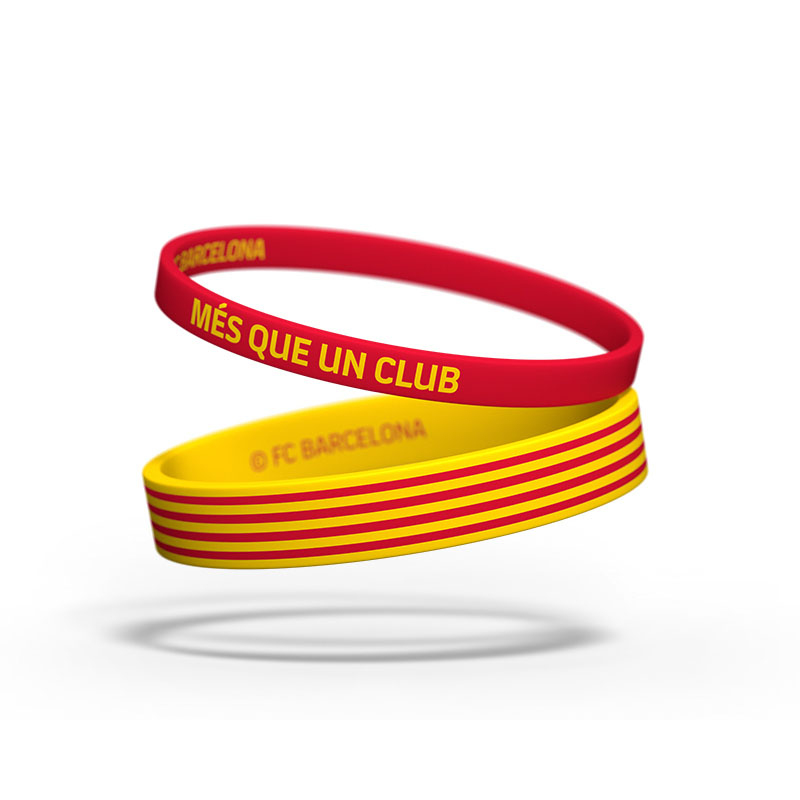FC Barcelona dětský gumový náramek 2pack Seneyra - FC Barcelona klíčenky, náramky, šperky