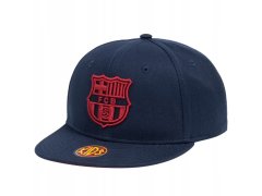 FC Barcelona dětská čepice flat kšiltovka Rap marine