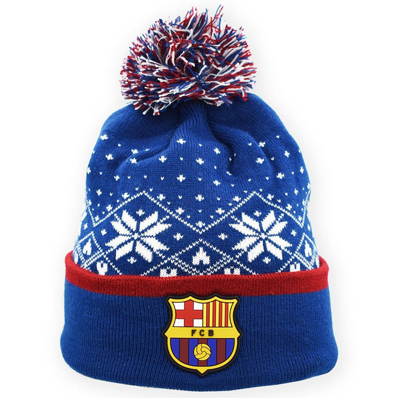 FC Barcelona zimní čepice Christmas