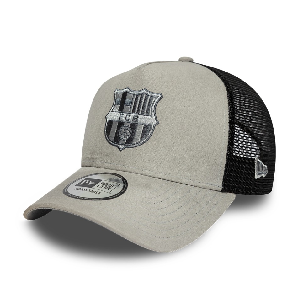 Kšiltovka BARCELONA FC 9forty Trucker Faux - FC Barcelona kšiltovky, čepice, rukavice