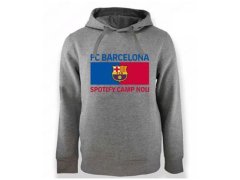 FC Barcelona pánská mikina s kapucí Bandera grey