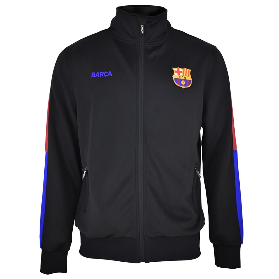FC Barcelona pánská fotbalová bunda Plus Barca black