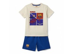 FC Barcelona dětské pyžamo Short beige