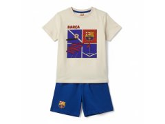 FC Barcelona dětské pyžamo Short beige