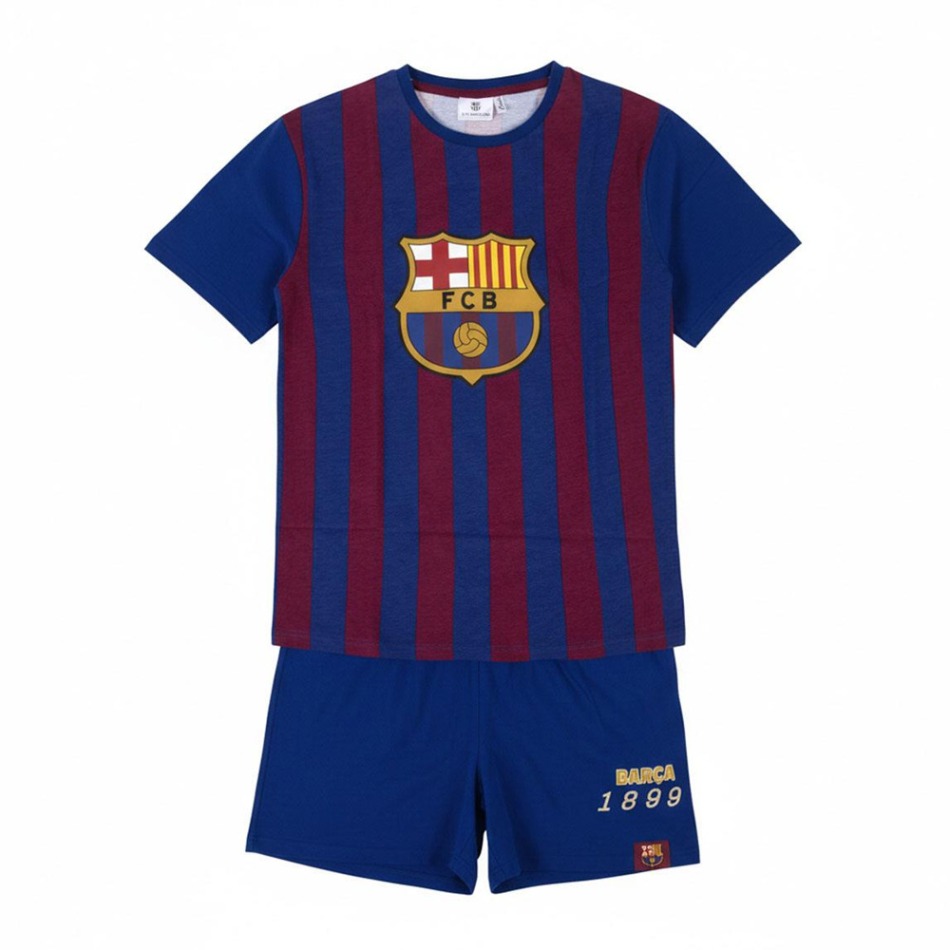 FC Barcelona pánské pyžamo Short stripe - FC Barcelona ostatní modní doplňky