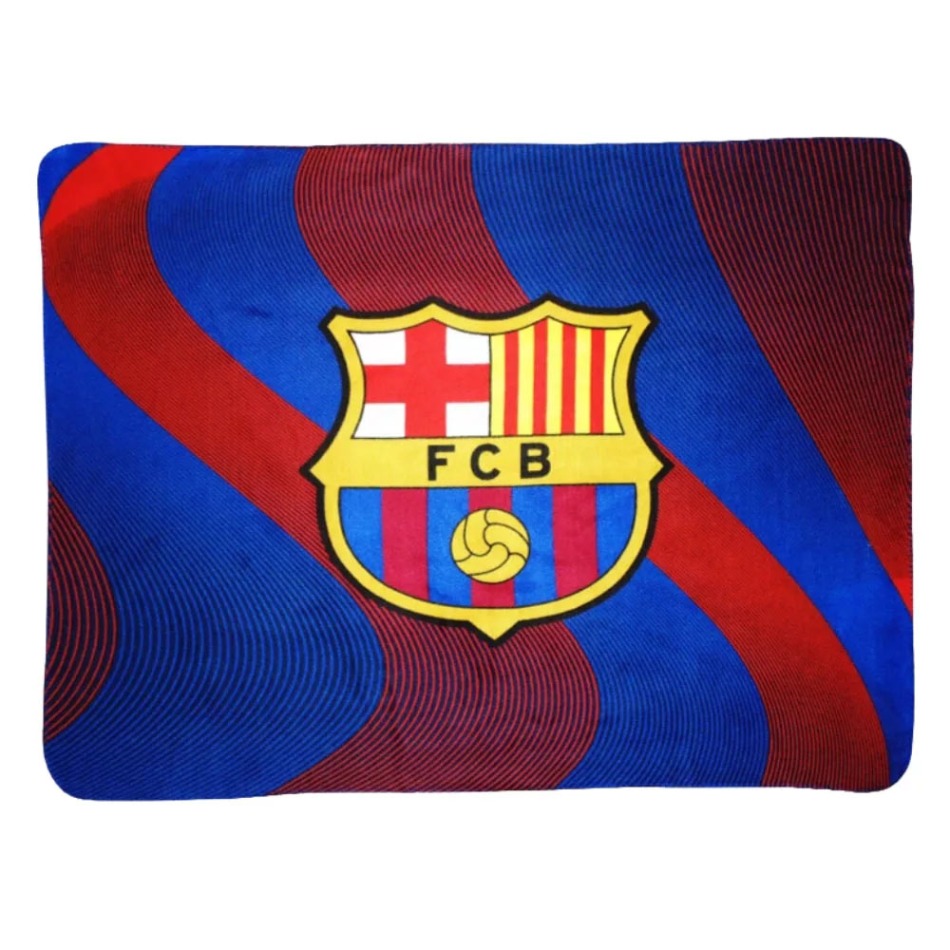 FC Barcelona fleecová deka Swirl