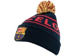 FC Barcelona zimní čepice Text Ski