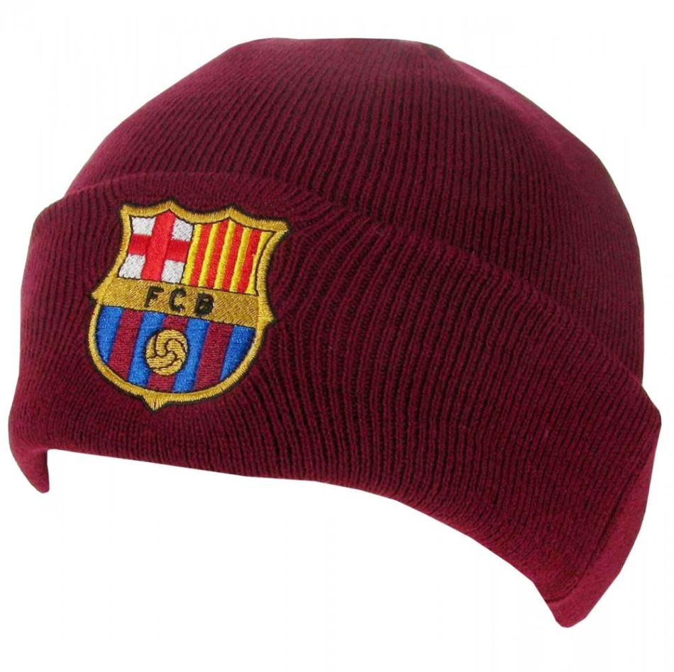 FC Barcelona zimní čepice Red Cuff - FC Barcelona šály, čepice, rukavice