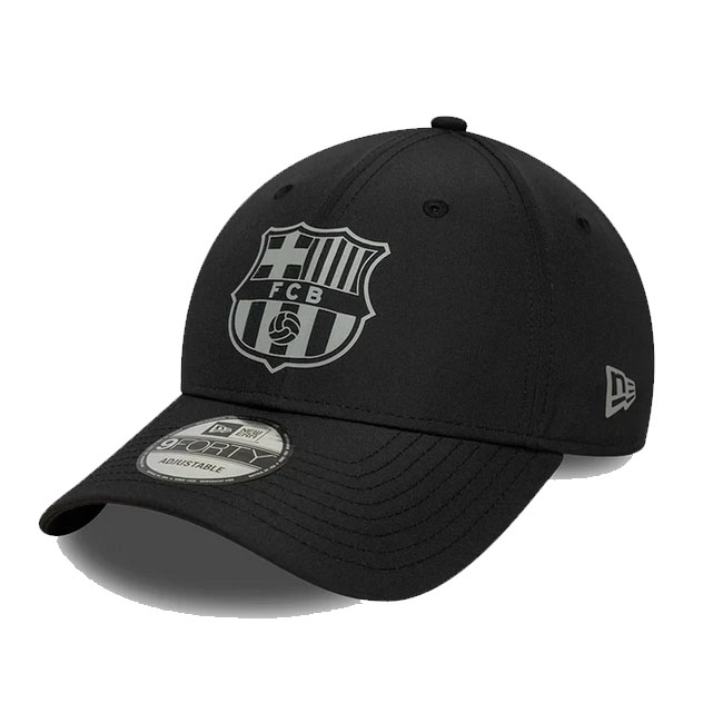FC Barcelona čepice baseballová kšiltovka 9forty Reflictive black - FC Barcelona šály, čepice, rukavice