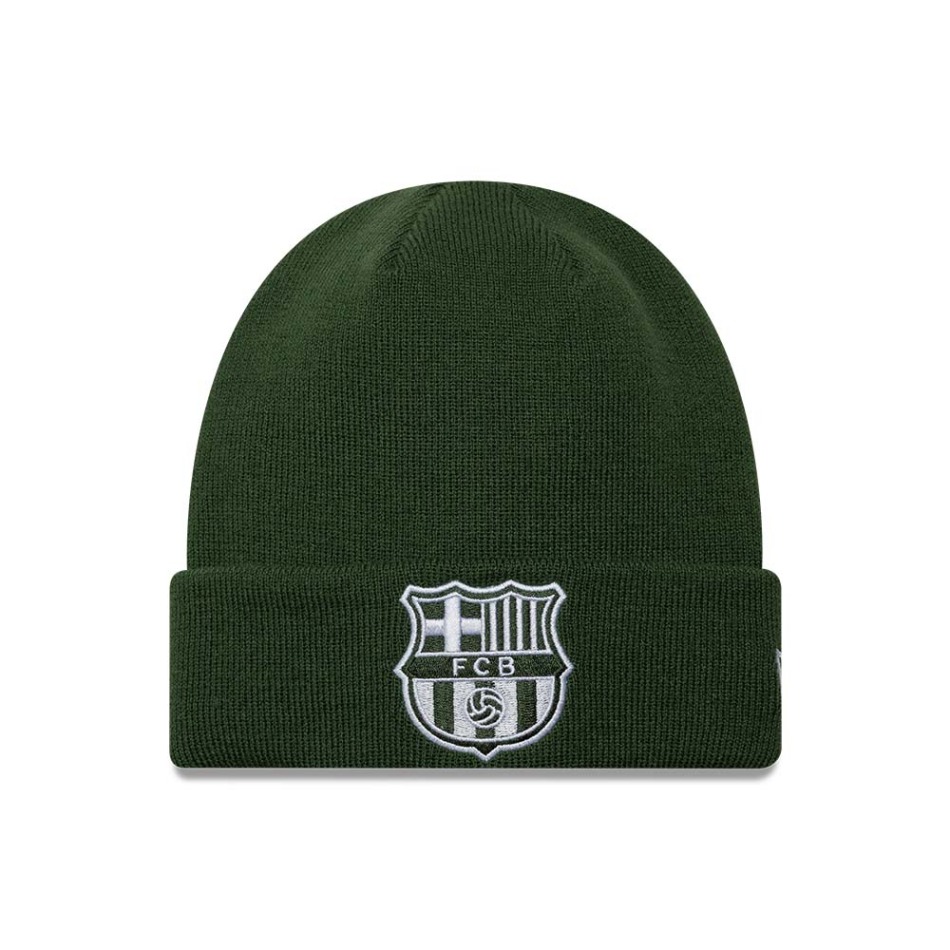 FC Barcelona zimní čepice Cuff Knit dark - FC Barcelona šály, čepice, rukavice